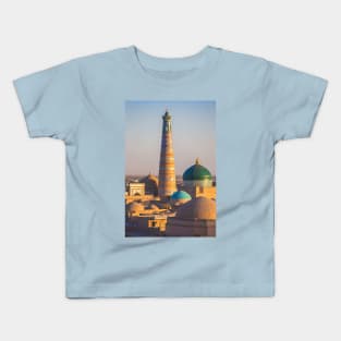 Uzbekistan. Khiva. Itchan Kala. Sunset. Kids T-Shirt